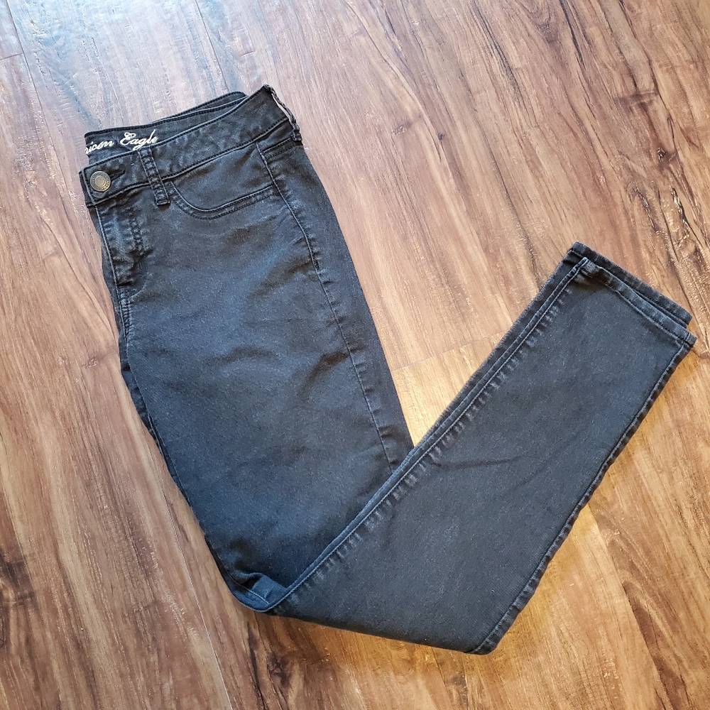 Black jeggings